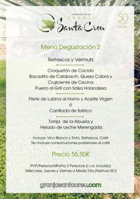 MENÚ DEGUSTACIÓN 2
