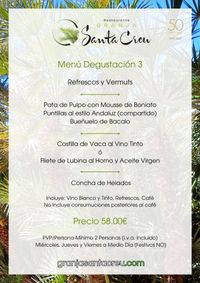 MENÚ DEGUSTACIÓN 3